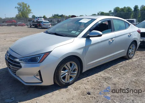 2019 Hyundai Elantra Value Edition из США, поврежденный, VIN 5NPD84LF7KH457881